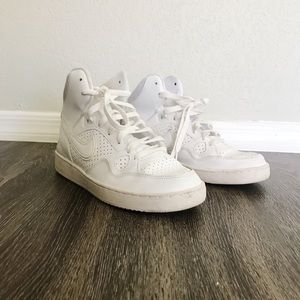 Women’s size 8 white Nike Air Force.